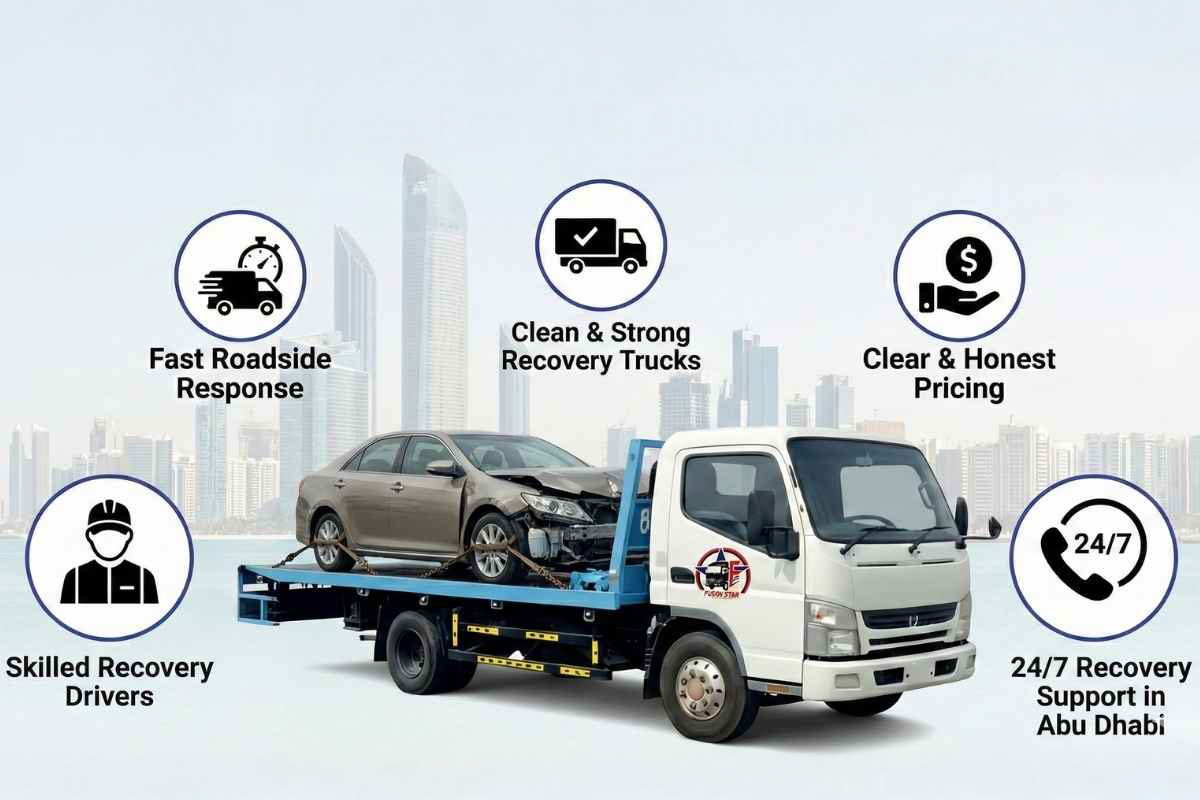 Recovery Rent 3 Ton Recovery Truck Rental in Abu Dhabi